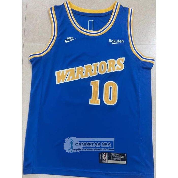 Camiseta Golden State Warriors Tim Hardaway NO 10 Classic 2022-23 Azul